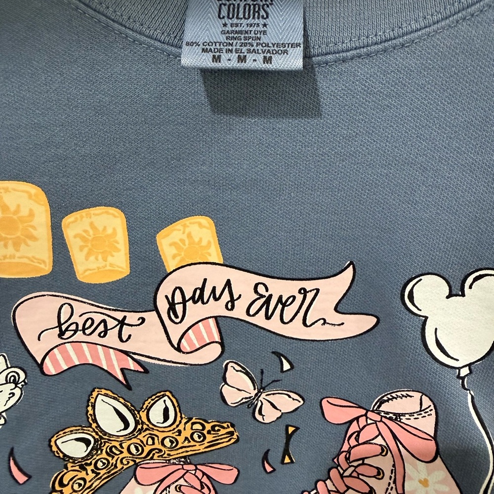 Brand New Without Tags Best Day Ever Disney Inspired Sweatshirt - Unisex Medium - Picture 3 of 4